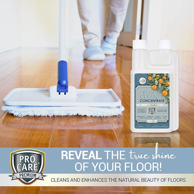 ProCare Citrus Floor Cleaner Concentrate | Vinyl, Stone & Laminate Floor Cleaner - Image 6