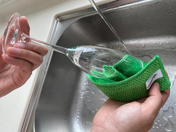 16 Pack Microfiber Scrub Dish Cleaning Cloth, Non-Scratch, Reusable & Durable - Image 6