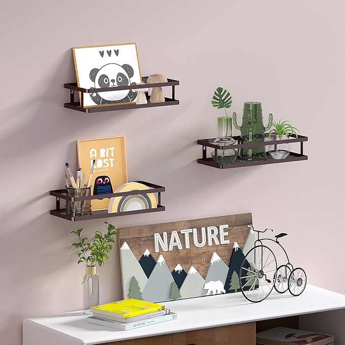 PUSDON Metal Wall Hanging Basket 2 Packs DIY Suitable - Image 4