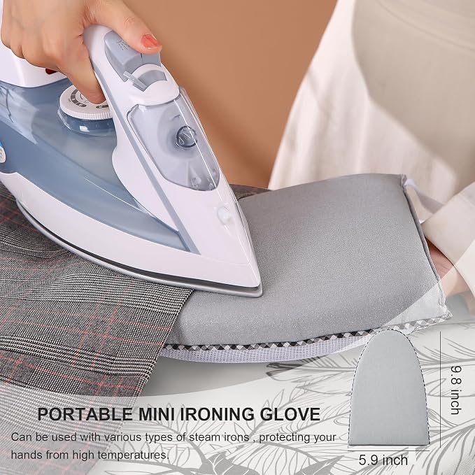 Ironing Board, Foldable Ironing Board Adjustable Height Compact Iron Board - Image 3