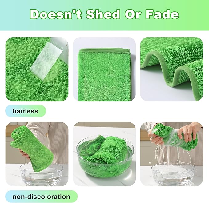 JOYMOOP Microfiber Towels for Cars, 3 Pack 35.4" x 23.6" Car Drying Towel - Image 4
