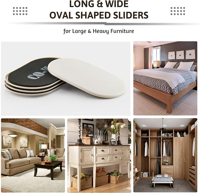 CO-Z Large Furniture Sliders - Image 3