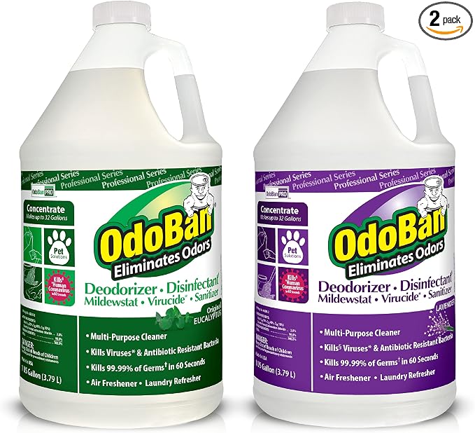 OdoBan Professional Disinfectant and Odor Eliminator Concentrate, Made in the by OdoBan