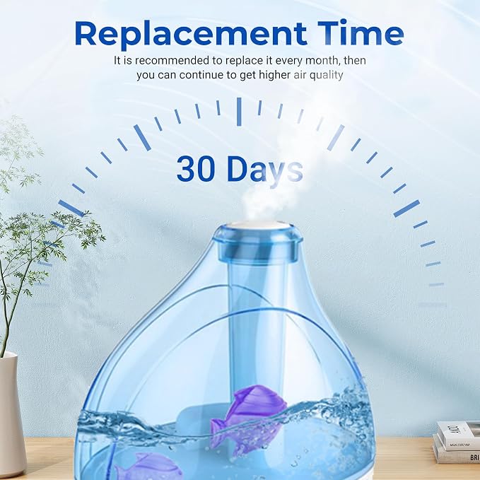 Funmit 12 Pack Universal Humidifier Cleaner Fish Compatible - Image 7