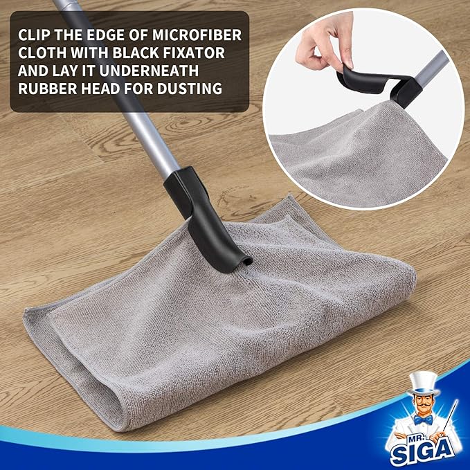 MR.SIGA Pet Hair Removal Rubber Broom - Image 5