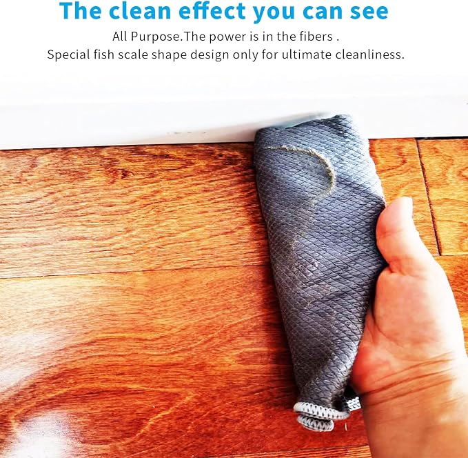 Streak Free Lint Free Microfiber Window Cleaning Cloth, Best Glass Car Shiny - Image 8