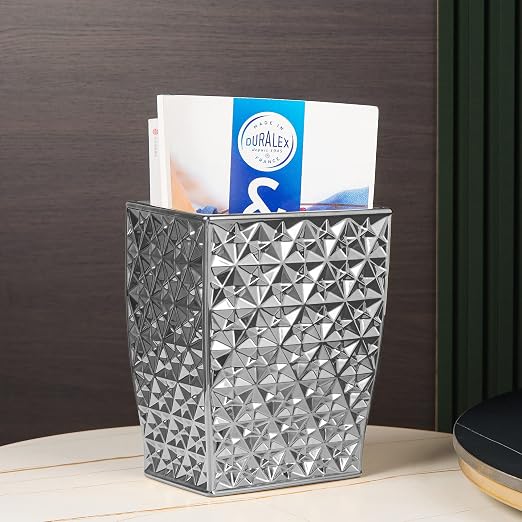 Ceramic Rectangular Small Trash Can - Image 3