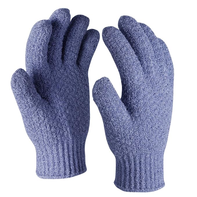 Evridwear Exfoliating Dual Texture Bath Gloves - Image 7