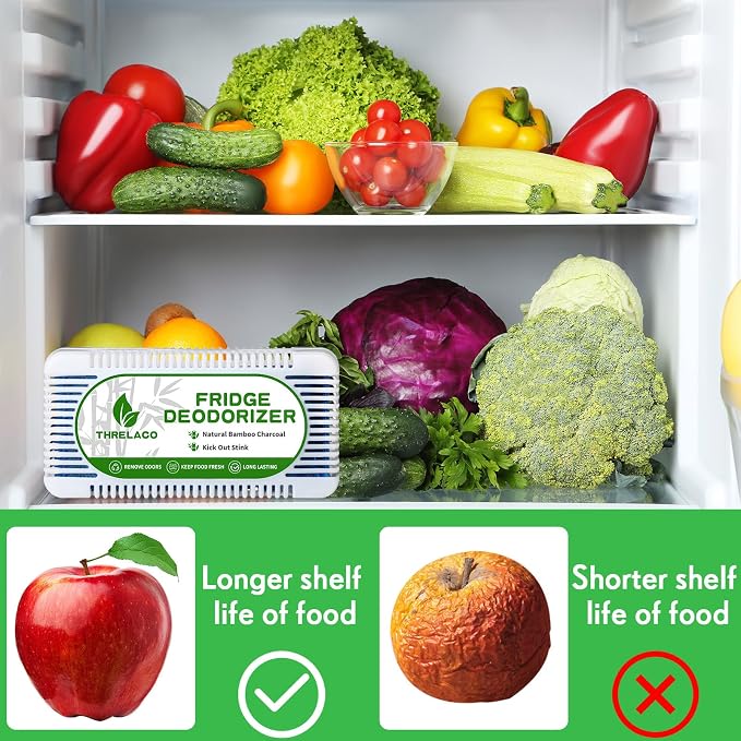 15 Pack Refrigerator Deodorizer Activated Charcoal Fridge Deodorizer Odor - Image 5