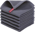Homaxy 100% Cotton Waffle Weave Kitchen Dish Cloths, Ultra Soft Absorbent Quick by Homaxy