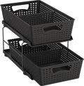 Simple Houseware 2 Tier Bathroom Organizer Tray Pull-Out Sliding by SimpleHouseware