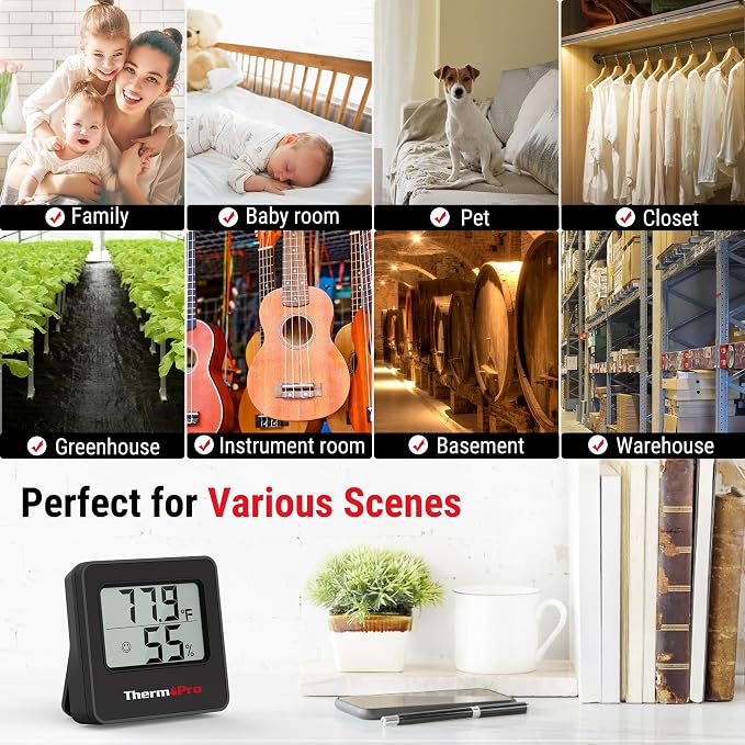 ThermoPro TP157 Hygrometer Indoor Thermometer - Image 7