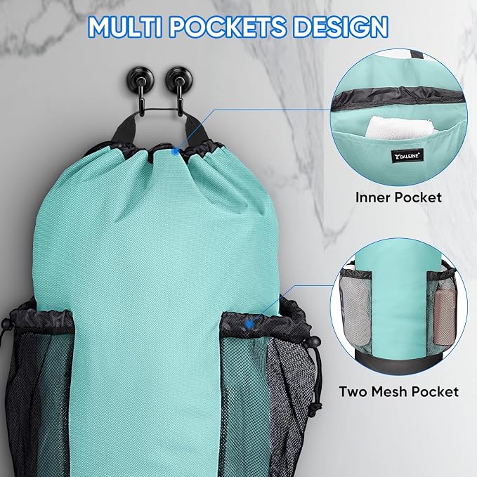 BALEINE 120L Laundry Bag Backpack, 900D Oxford Fabric Large Travel Laundry Bags - Image 3