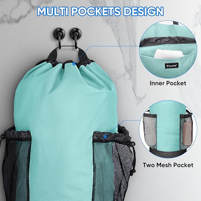 BALEINE 150L Laundry Bag Backpack, 900D Oxford Fabric Large Travel Laundry Bags - Image 3