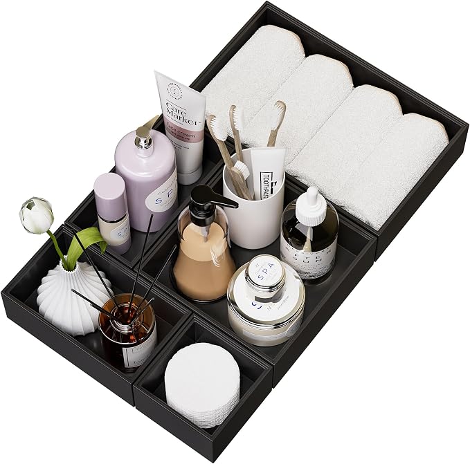Bamboo Drawer Organizer Set - Image 8