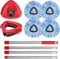 4 Packs Spin Mop Replacement Heads Compatible by WaIEJiemiHome