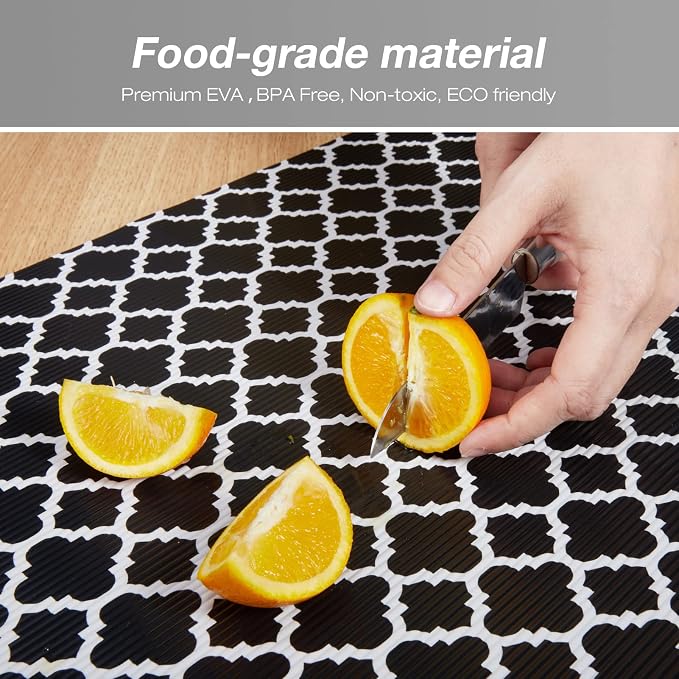 Glotoch Shelf Liners for Kitchen Cabinets 12” x 20 ft, Non Slip Drawer Liner - Image 4
