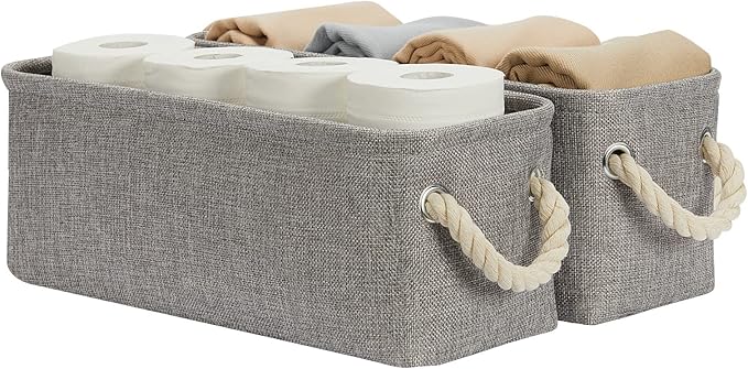 DULLEMELO Toilet Paper Storage Basket, Toilet Tank Basket by DULLEMELO
