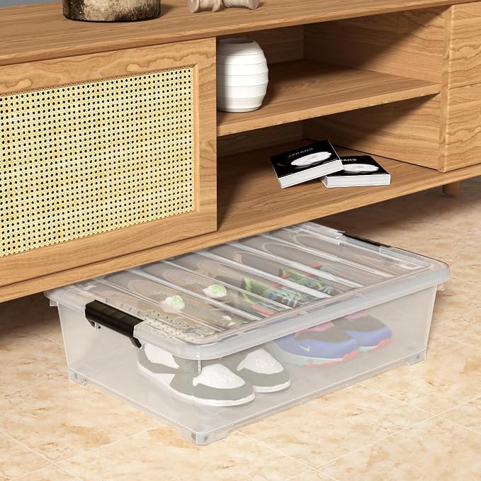 25 Quart Clear Under Bed Storage Container - Image 7
