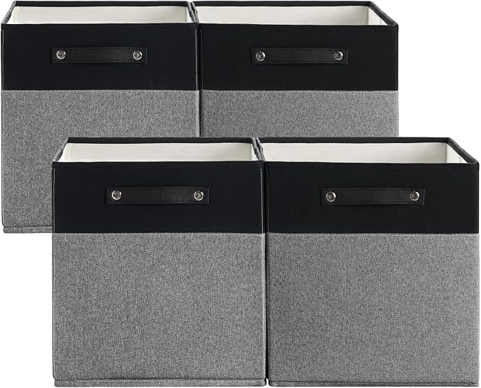 13 x 13 Inch Fine Linen Storage Bins by FinishingBo