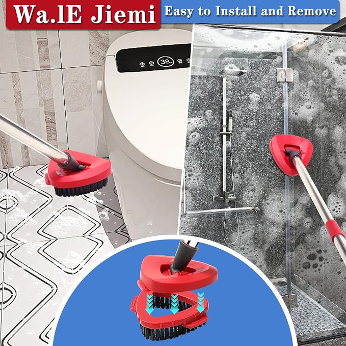 6 Pack Spin mop Replacement Head, Spin mop Scrub Brush, Microfiber Mop Refills - Image 7