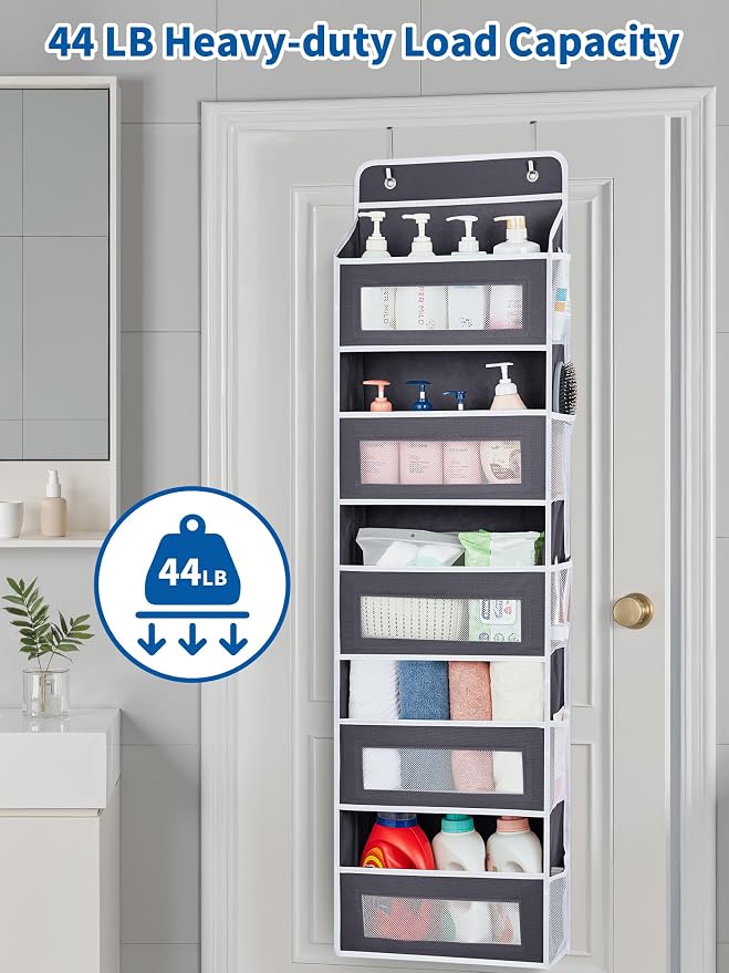 JARLINK Over The Door Organizer, 5 Shelf Door Hanging Organizer - Image 8
