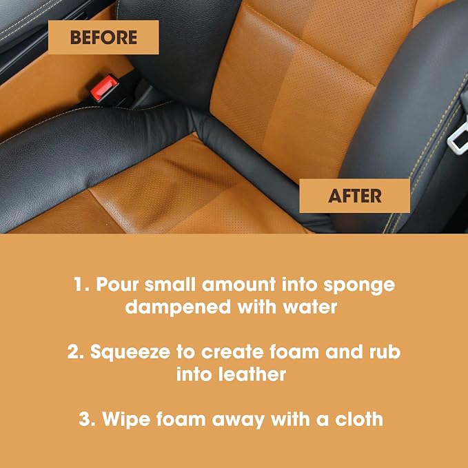 Furniture Clinic Leather Cleaner | Non-Toxic | Removes Dirt & Grime | - Image 4