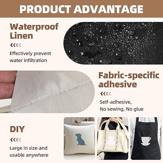 Fabric Repair Patch, 35X79 Inch Fabric Large Repair Tape, Self-Adhesive Patches - Image 4