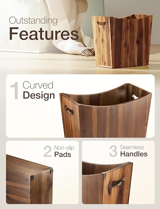 3 Gallons Rectangular Wastebaskets - Image 4