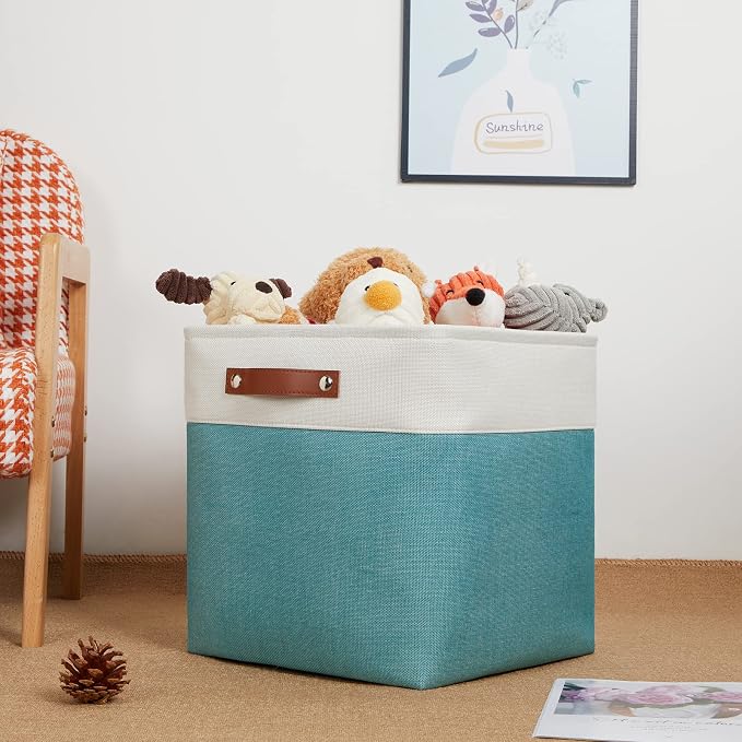DULLEMELO Storage Bins for Organizing, Closet Storage Baskets for Gift Empty - Image 3