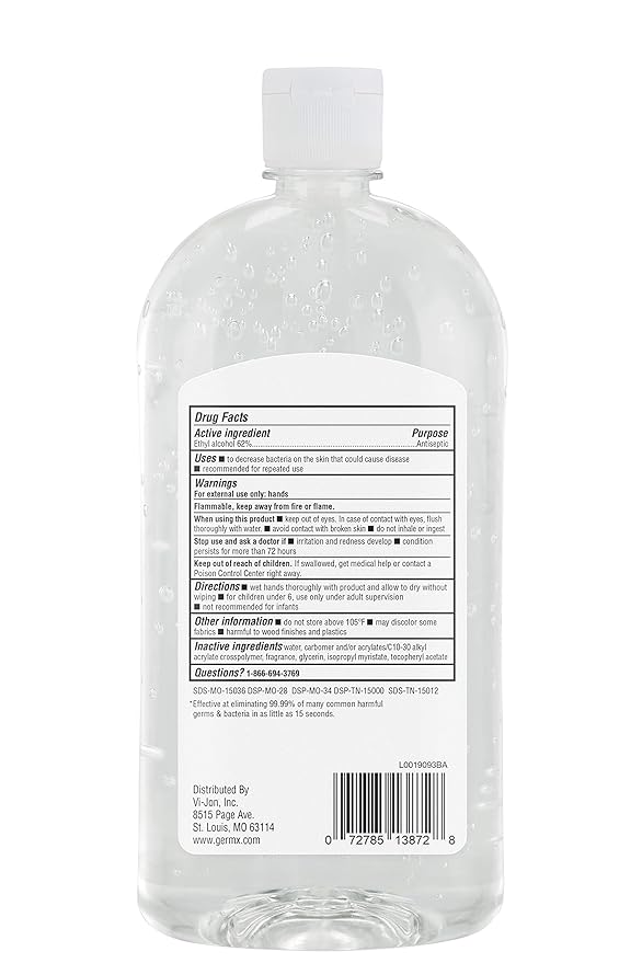 Germ-X Original Hand Sanitizer, Back to School Supplies, Non-Drying - Image 3
