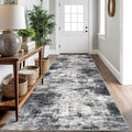 IOHOUZE Abstract Runner Rug 3x10 Ft Washable Runners by iOhouze