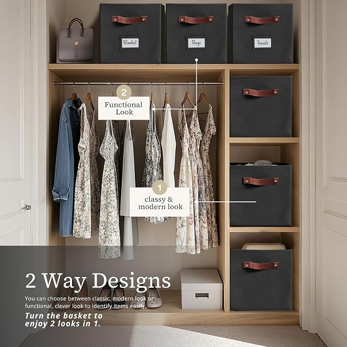 DECOMOMO Storage Bins, Cube Storage Bin - Image 4