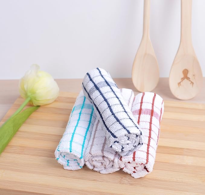AMOUR INFINI Kitchen Dish Cloths Set of 8 - Image 2