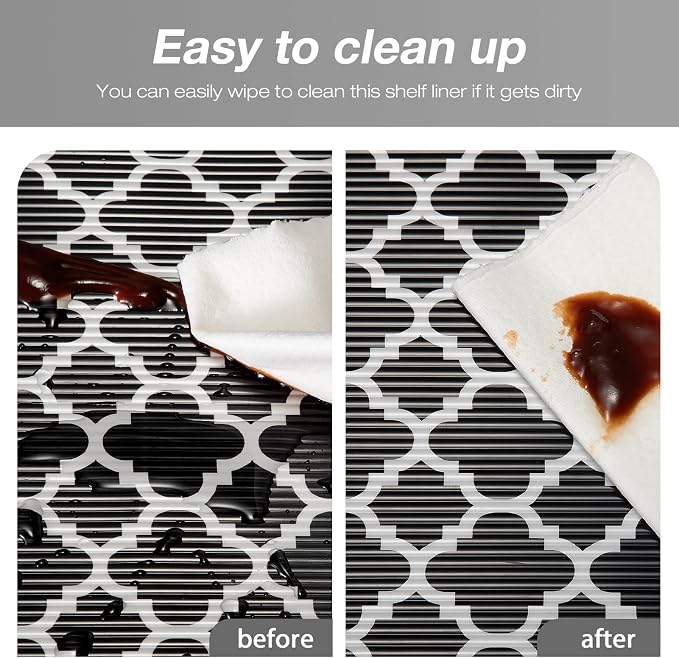 Glotoch Shelf Liners for Kitchen Cabinets 12” x 20 ft, Non Slip Drawer Liner - Image 7