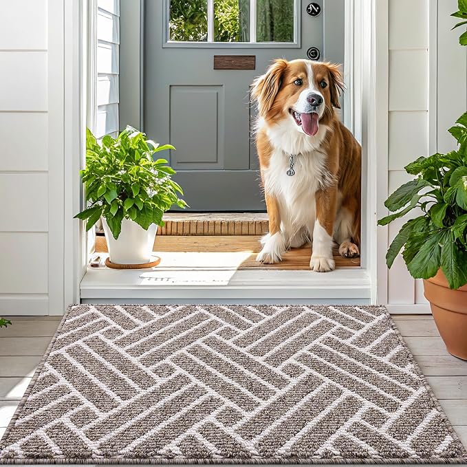 OLANLY Indoor Door Mat, 36x24 Inch, Dirt Resistant and Absorbent, Non-Slip - Image 6