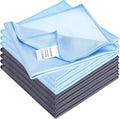 KLNYOO Microfiber Glass Cleaning Cloths Lint Free Streak Free Quickly and by KLNYOO