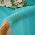 Chyhomenyc Turquoise Sheer Curtains 54 Inch Long 2 Panels, Light Filtering Rod by Chyhomenyc