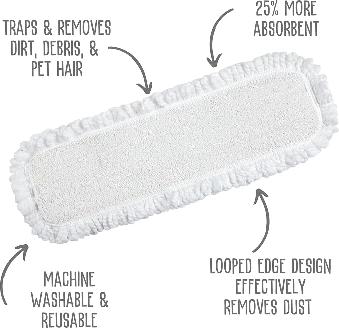Quick Shine Ultimate Gold Clean + Polish Mop Kit | All-in-One 10 Pc Kit - Image 9