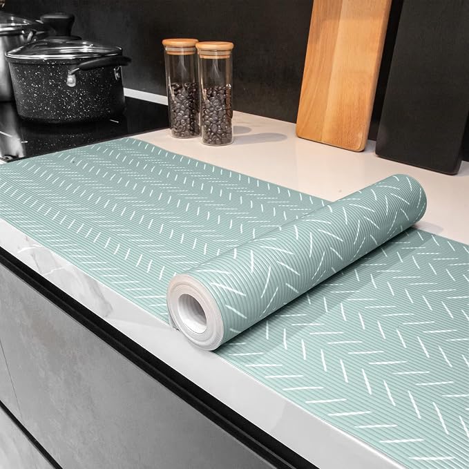 Glotoch Shelf Liners for Kitchen Cabinets, 12in x 20FT Non-Adhesive Liners for - Image 9
