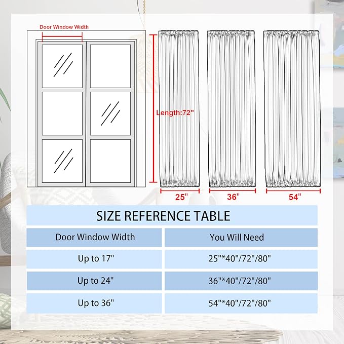 DWCN French Door Curtains - Image 6