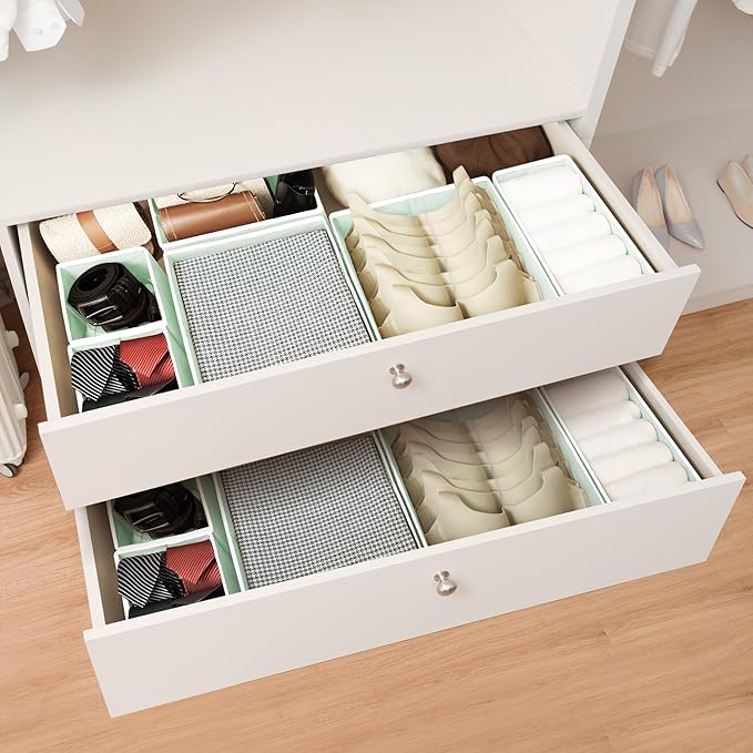 Cupic Cupid Drawer Organizer, Dresser Organizers, Foldabe Drawer Organizer - Image 5