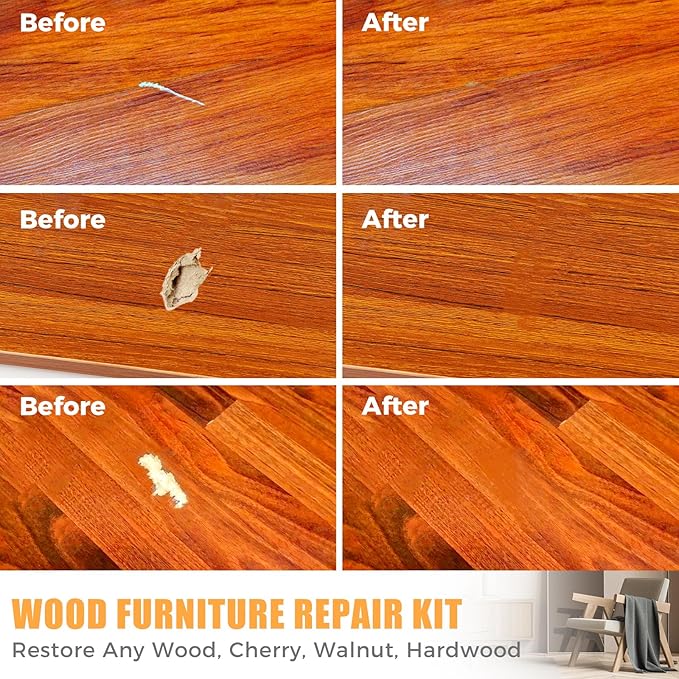 Wood Furniture Repair Kit- Set of 41 Laminate Vinyl Floor Repair Kit Wood - Image 6