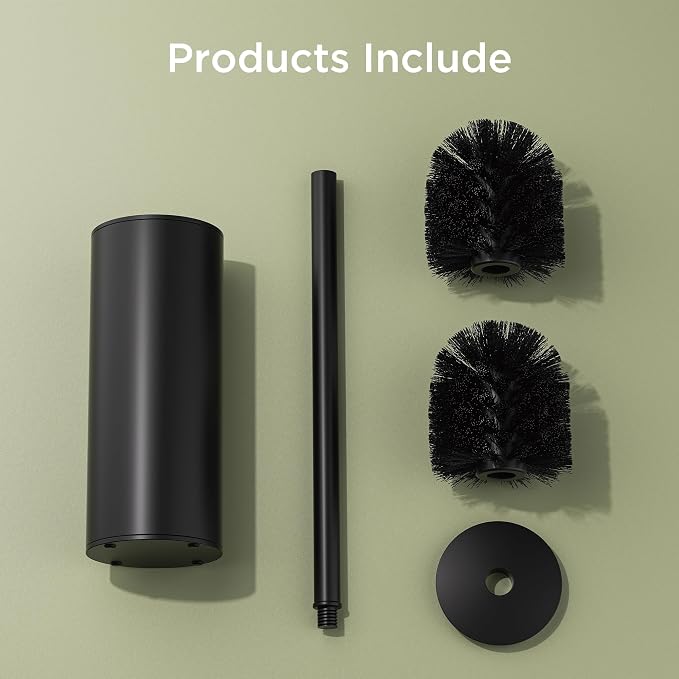 Toilet Brush and Holder Set, Toilet Bowl Brush - Image 7