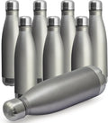 MEWAY 17oz Sport Water Bottle 8 Pack Vacuum Insulated Stainless Steel by MEWAY