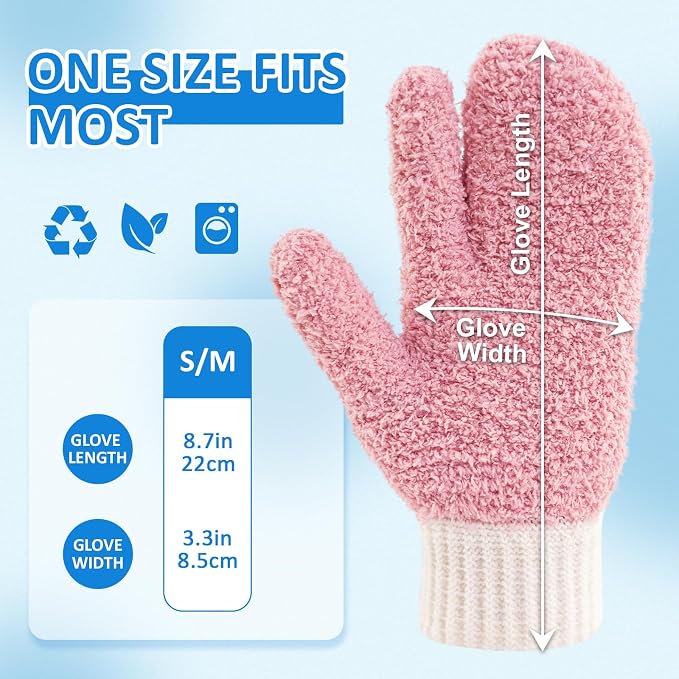 MIG4U Microfiber Dusting Gloves House Cleaning Glove - Image 8