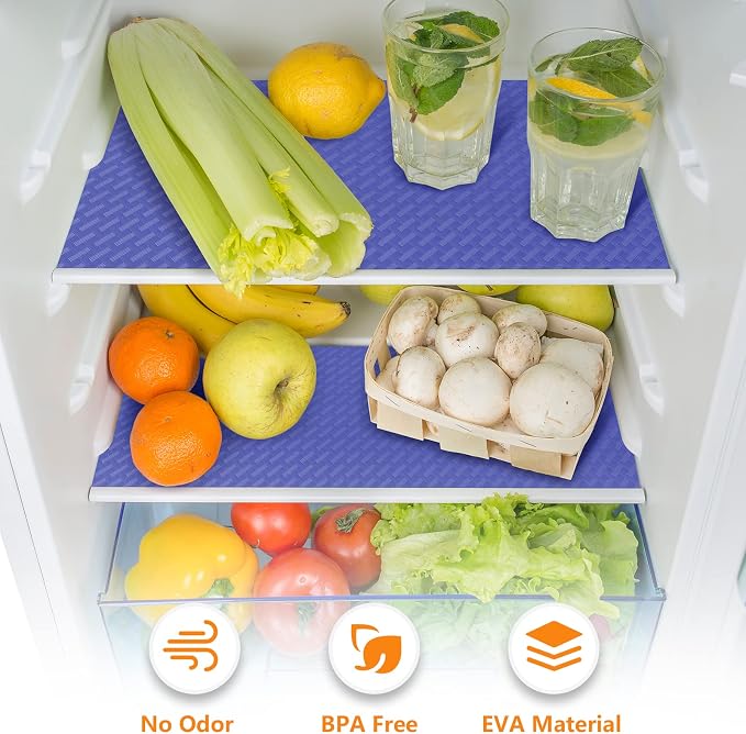 Shelf Liners for Kitchen Cabinets Refrigerator Liners Waterproof Plastic - Image 4