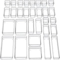 SMARTAKE 30-Piece Drawer Organizer by SMARTAKE