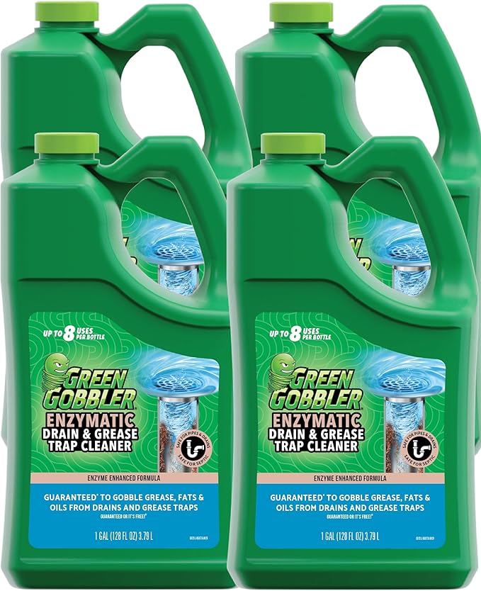 Green Gobbler ENZYMES for Grease Trap & Sewer by GreenGobbler