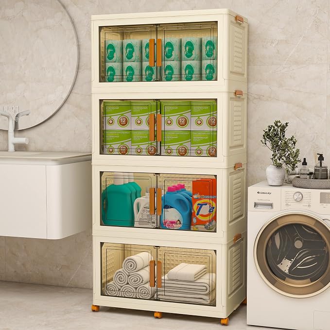 Plastic Stackable Storage Bins - Image 5